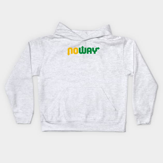 No Way Kids Hoodie by Shark Shirts